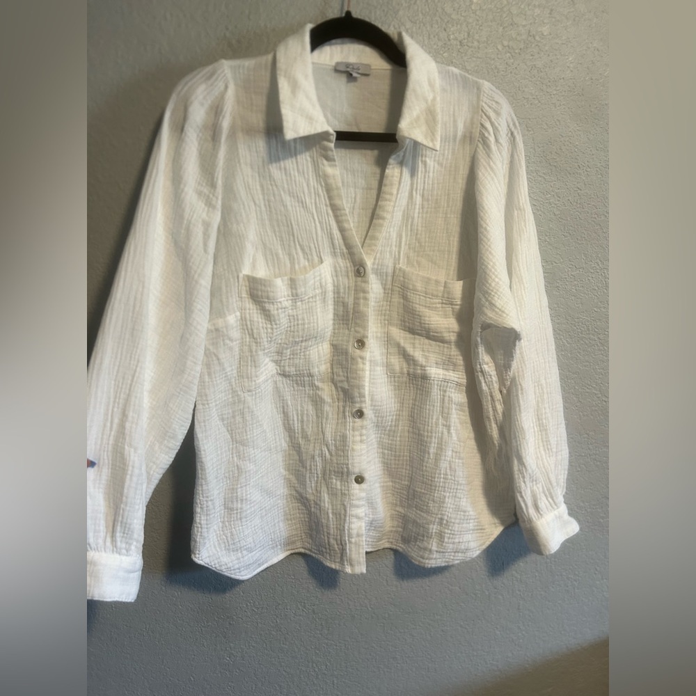 Rails oversized button up